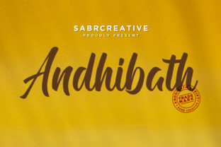 Andhibath: A Timeless Script for Authentic Brand Identity