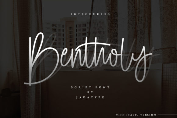 Bentholy: The Elegant Script Font for Modern Brand Identity