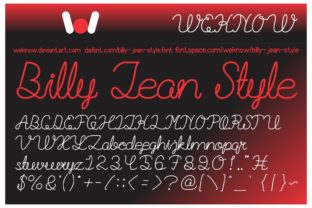 Billie Jean: The Script Font That Elevates Small Business Branding
