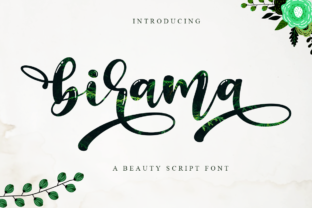 Birama: A Hand-Lettered Script Font for Modern Brand Identity