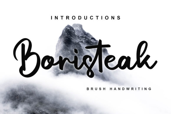 Boristeak: A Chic Script Font for Sophisticated Web Design