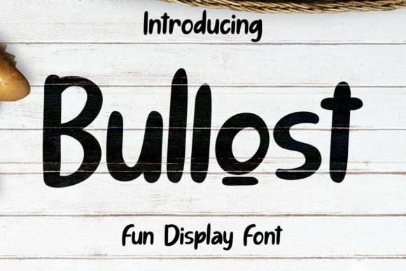 Bullost: The Handwritten Typeface for Authentic Editorial Design