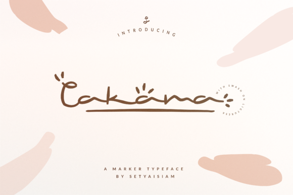 Cakama: A Refined Script Typeface for Elegant Web Design