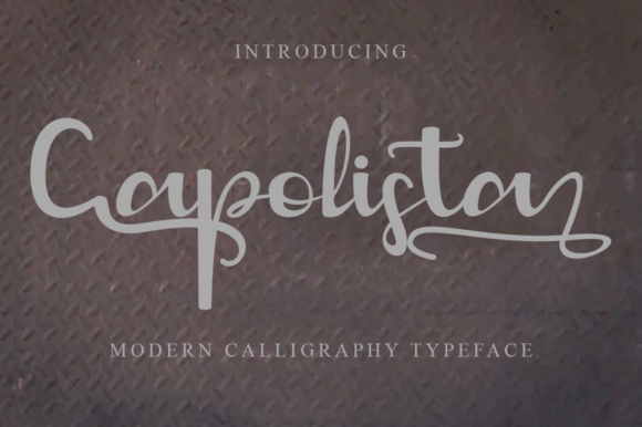 Capolista: The Script Font That Elevates Digital Brand Identity