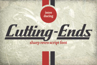 Cutting-Ends: Elevating Digital Brand Identity with a Classy Script Typeface