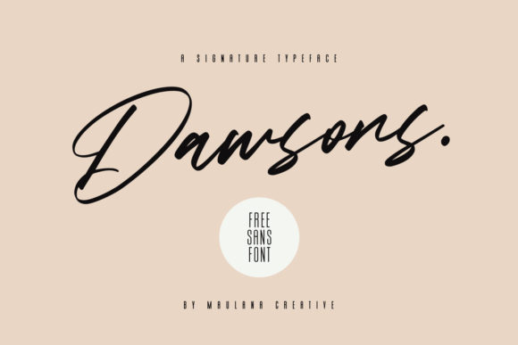 Dawsons: The Perfect Script Typeface for Authentic Campaigns