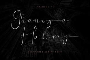 Ghaniya Holmy: The Script Font That Brings Handmade Designs to Life