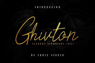 Ghivton: A Contemporary Script Font for Modern Web Design