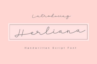 Herliana Typeface Review: A Romantic Script for Digital Branding