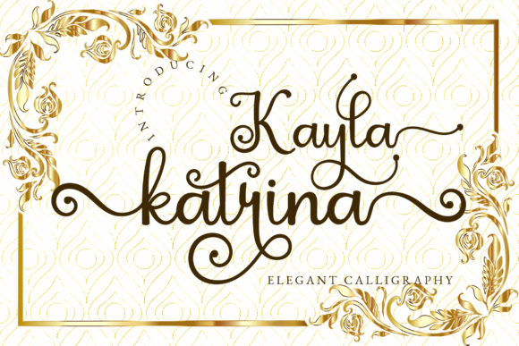 Kayla Katrina: A Modern Script Font for Editorial Design