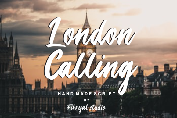 London Calling: A Playful Script Font for Modern Web Design