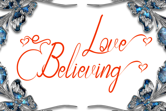 Love Believing: The Handwritten Font for Authentic Brand Identity