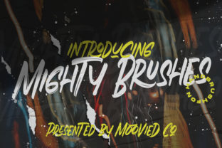 Mighty Brushes: The Perfect Script Font for Handmade Labels and Shop Branding