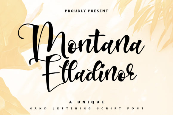 Montana Elladinor: The Script Font for Campaign Clarity