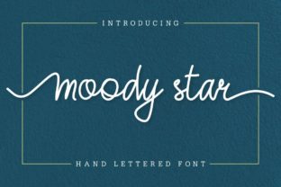 Moody Star: A Premium Script Typeface for Editorial Design