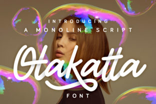 Otakatta: A Playful Script Font for Editorial Design