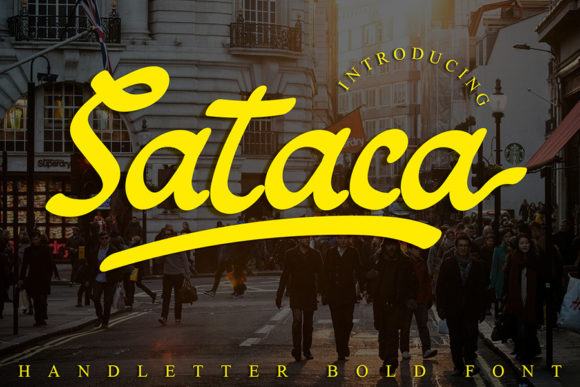 Sataca Script Font: Elevating Small Business Branding with Elegance