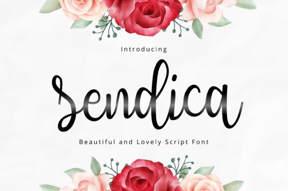Sendica: A Playful Script Font for Editorial Design