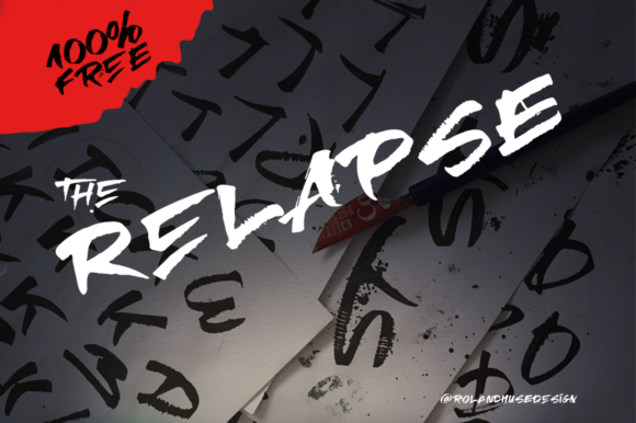 The Relapse: A Rustic Script Font for Authentic Brand Identity
