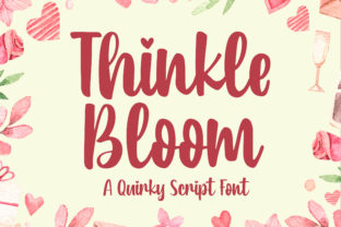 Thinkle Bloom: The Quirky Script Font for Handmade Labels and Crafts