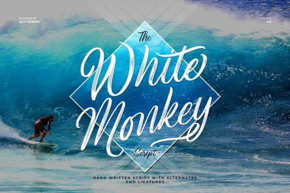 White Monkey: The Script Typeface for Crisp Campaign Visuals