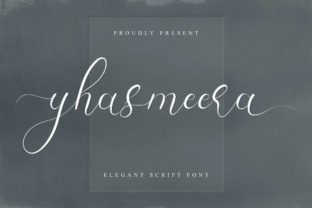 Yhasmeera: A Delicate Script Typeface for Modern Web Design